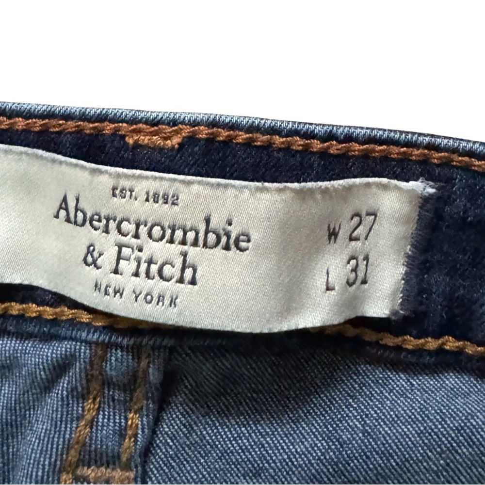 Abercrombie & Fitch Dark Jeans 4L (W27 L31) - Picture 6 of 7